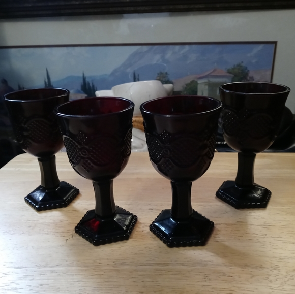 🏫 4 AVON 1876 CAPE COD GLASS🍹🏤 - Picture 8 of 11